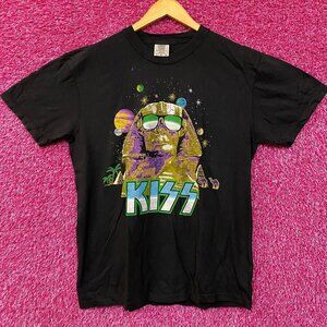 Kiss Hot In The Shade Album Cover Art Glam Metal T-Shirt Large